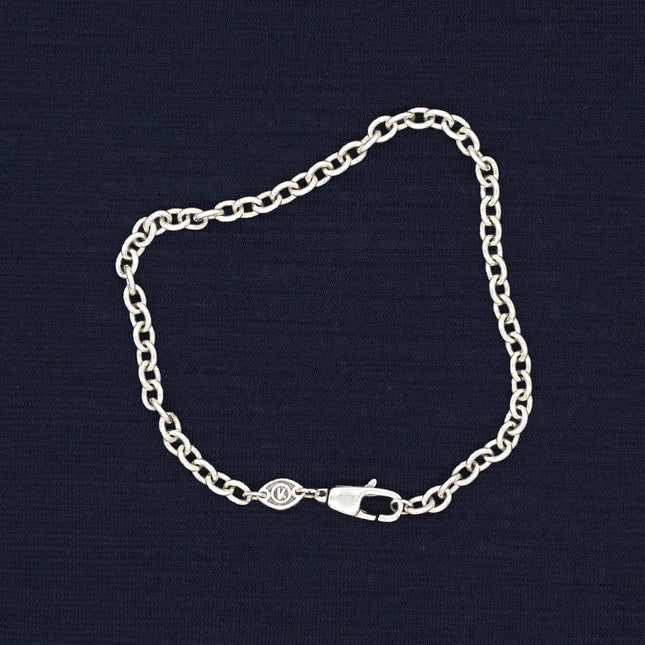 4mm Sterling Silver "Indira" Chain Bracelet-Jewelry-Kompsós