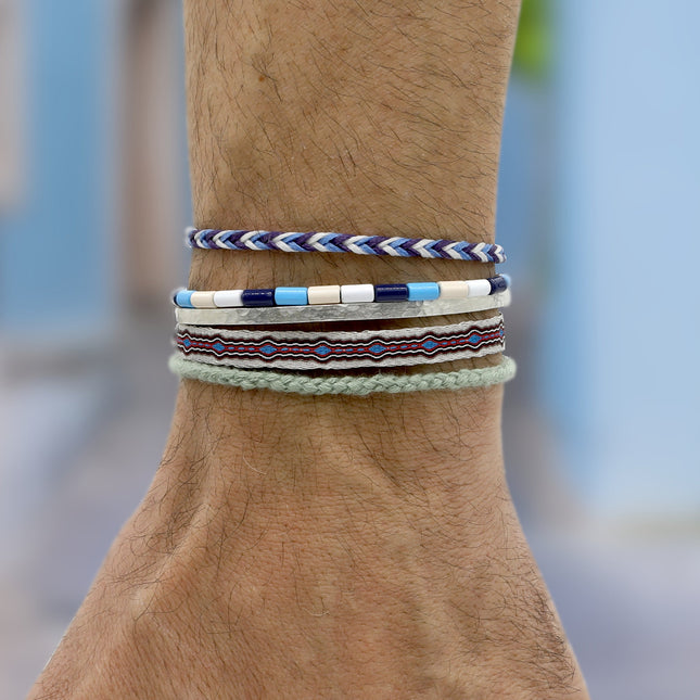 Handmade Purnama Bracelet 48 (Blue/Red)