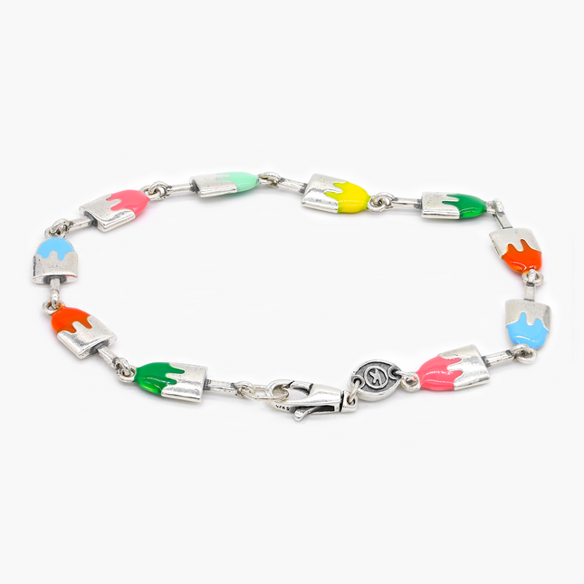 Melting Lollipops Sterling Silver Bracelet-Bracelet-Kompsós