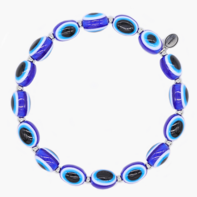 Multi Evil Eye Holidays Stretchy Bracelet-Bracelet-Kompsós