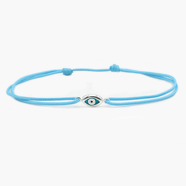 Rope "Mati" Bracelet (Santorini Blue)-Jewelry-Kompsós