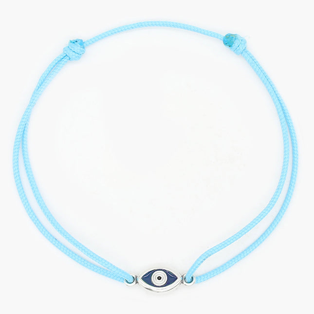 Rope "Mati" Bracelet (Santorini Blue)-Jewelry-Kompsós