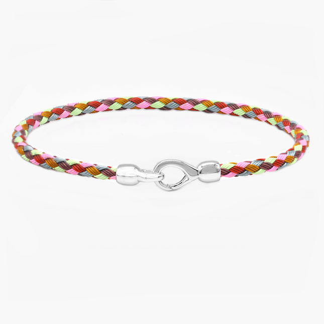 Sailing Cable "Plata" Bracelet (Multicolors)-Bracelet-Kompsós