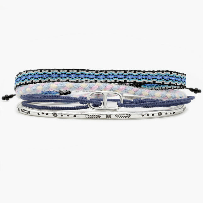 The Cannes Stack-Bracelet-Kompsós