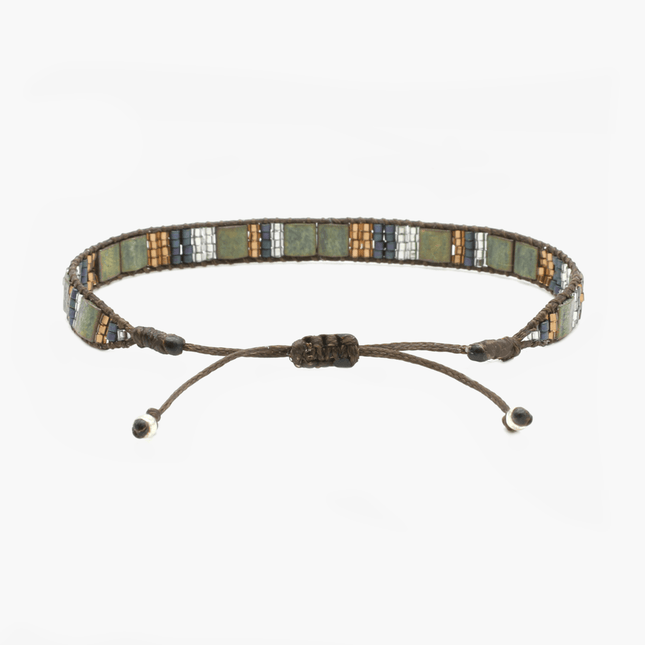 Adjustable "Tila" Bracelet (Brown)-Jewelry-Kompsós
