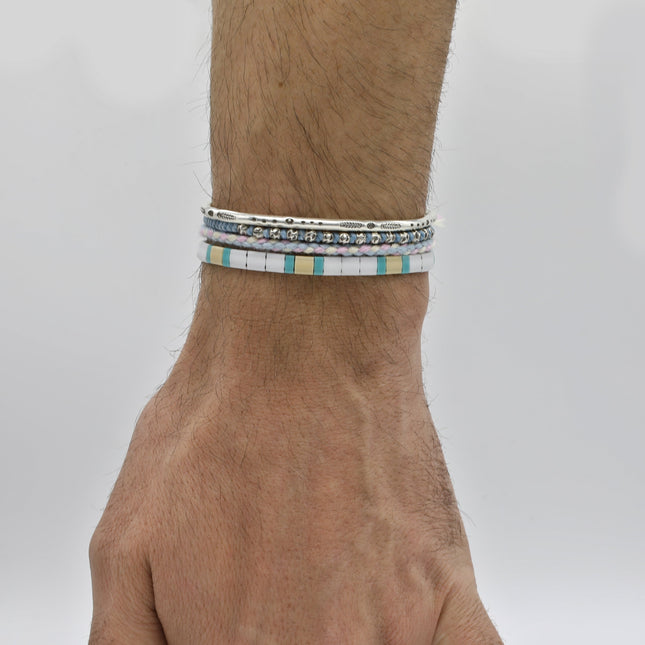 Adjustable "Tila" Bracelet (Ice Cream)-Jewelry-Kompsós