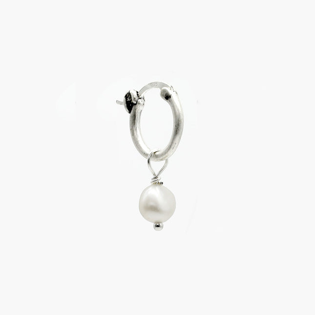 Freshwater Pearl Sterling Silver Earring-Earring-Kompsós