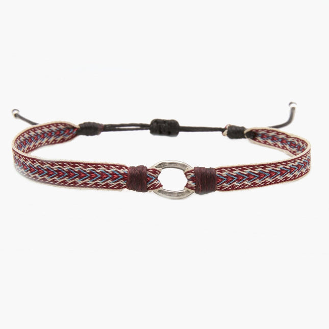 Handmade Purnama Bracelet With Silver Hoop 94 - Kompsós