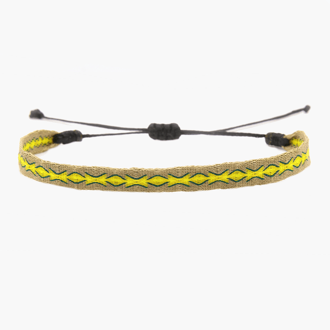 Handmade Purnama Bracelet (Yellow/Nude) - Kompsós