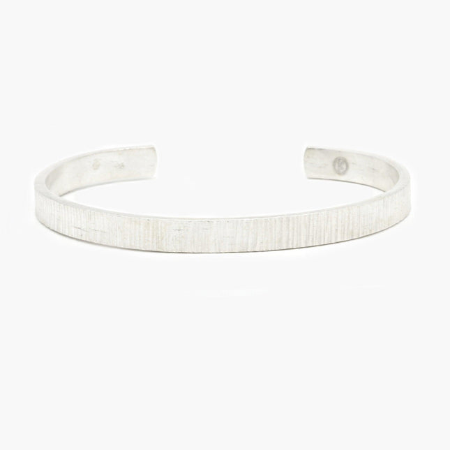 Maxi "Azulik" Linear Silver Bangle-Kompsós