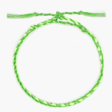 Pranayama Cotton Bracelet (Green)-Kompsós