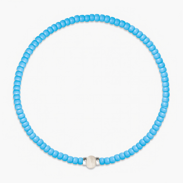 2mm Beads Dandy Bracelet (Light Blue)-Bracelet-Kompsós