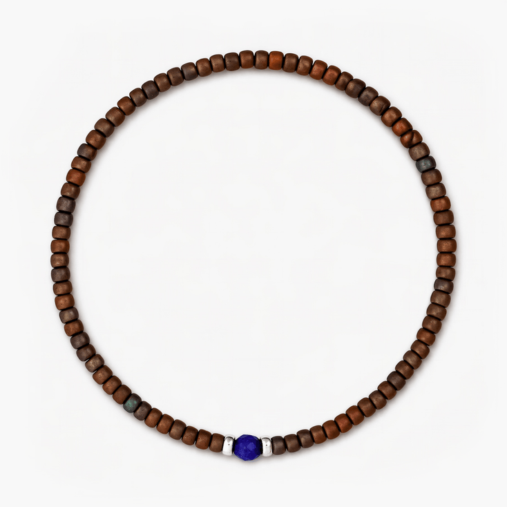 2mm Beads Dandy Bracelet (Matte Brown)-Bracelet-Kompsós