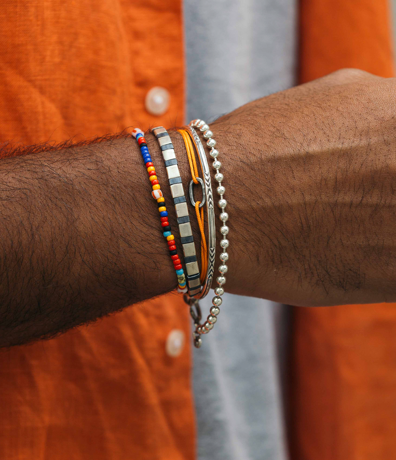2mm Beads Dandy Bracelet (Multicolors)-Kompsós