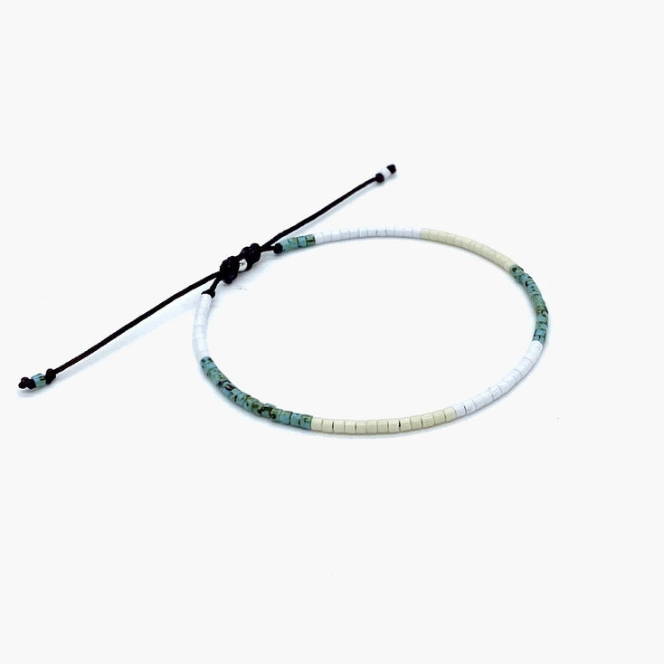2mm Miyuki Adjustable Bracelet (Multicolors)-Bracelet-Kompsós