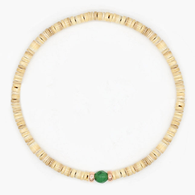 3mm Vinyl Beads Bracelet (Shell)-Kompsós