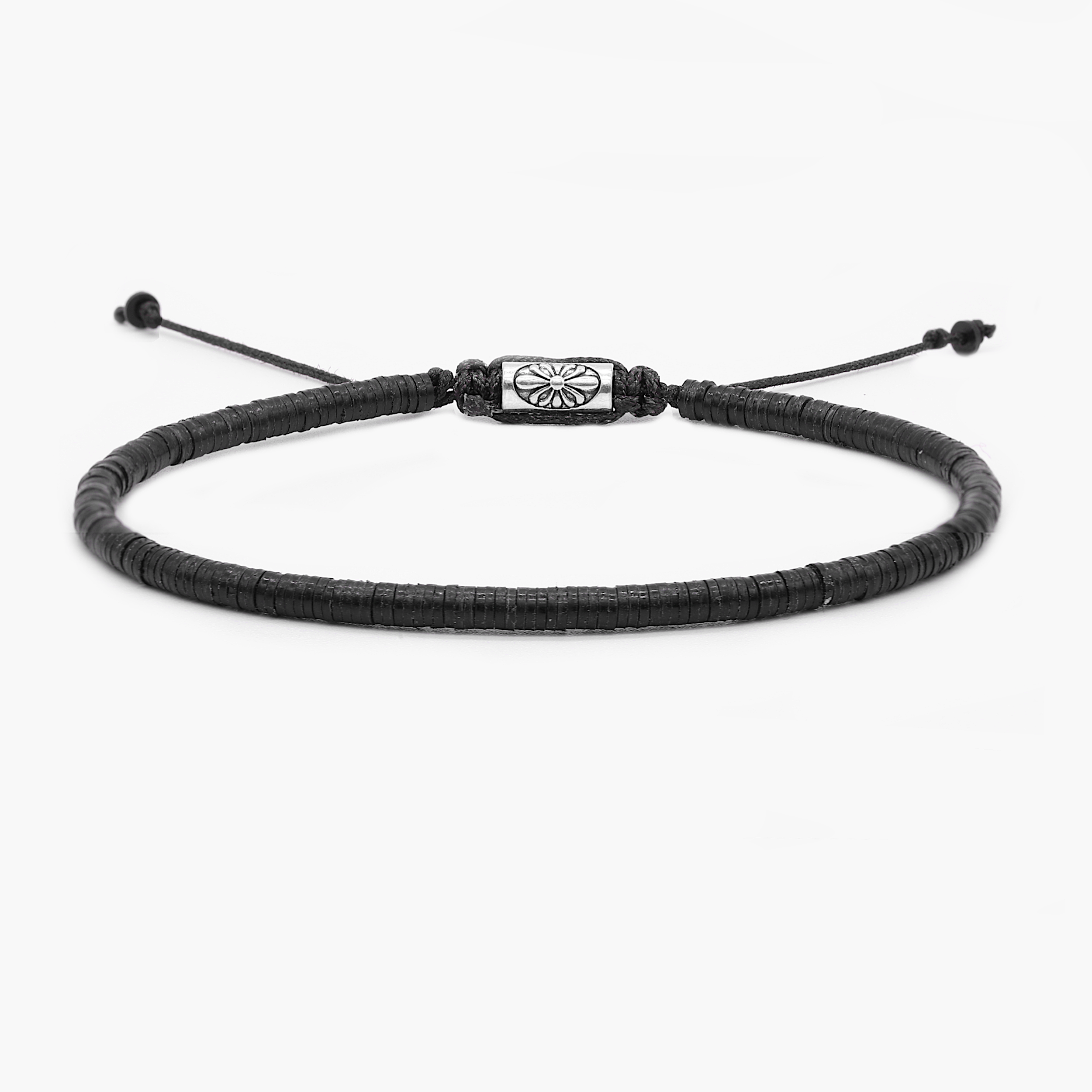 3mm Vinyl Bracelet (Matte Black)-Kompsós