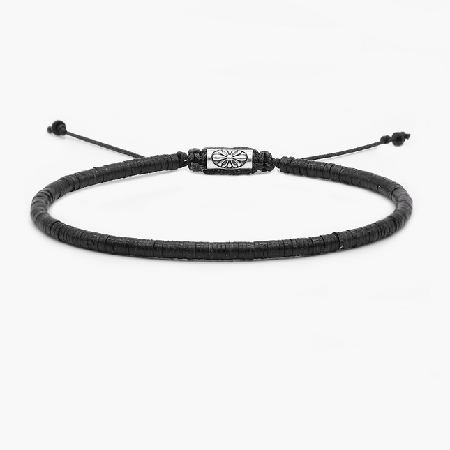 3mm Vinyl Bracelet (Matte Black)-Kompsós