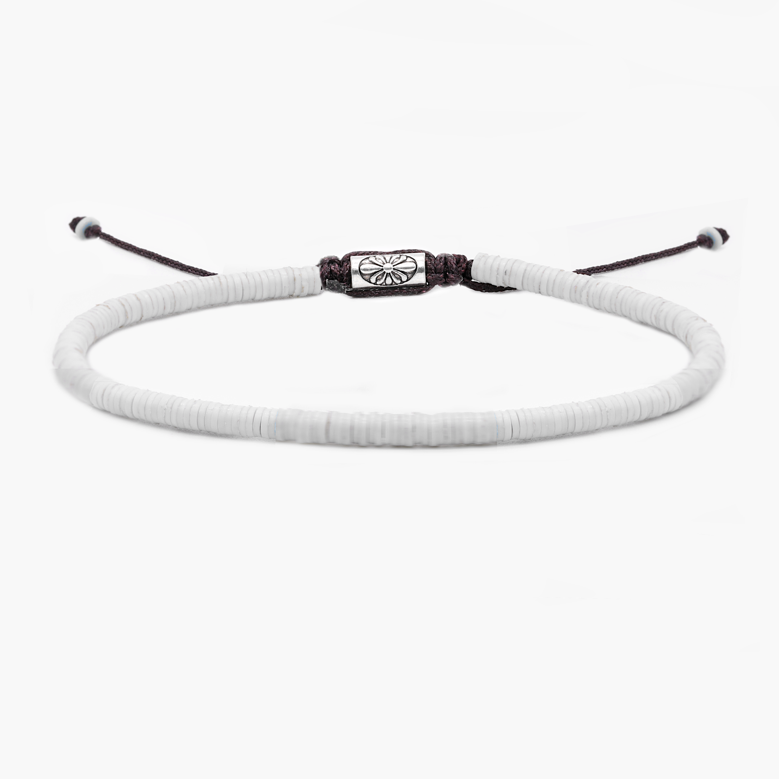 3mm Vinyl Bracelet (Off White)-Kompsós