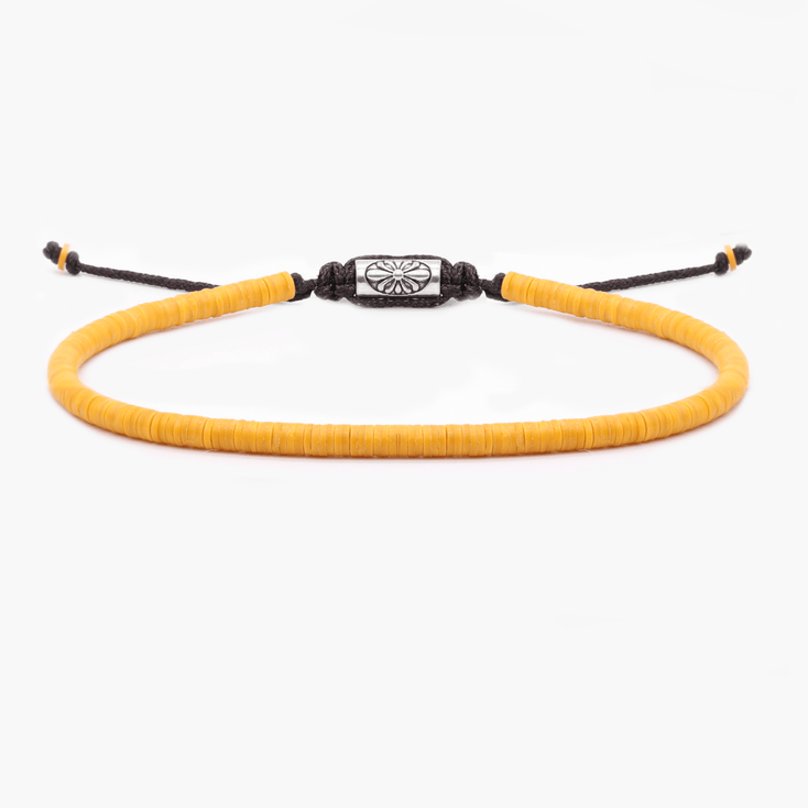 3mm Vinyl Bracelet (Orange)-Bracelet-Kompsós
