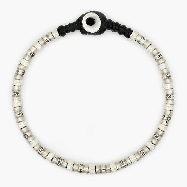 4mm " Bayu" Silver Bracelet-Kompsós