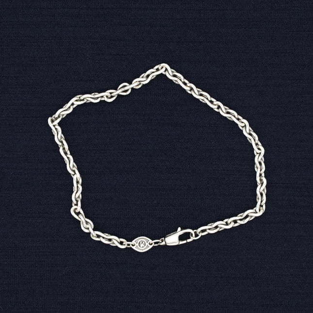 4mm Sterling Silver "Hydra" Chain Bracelet-Jewelry-Kompsós