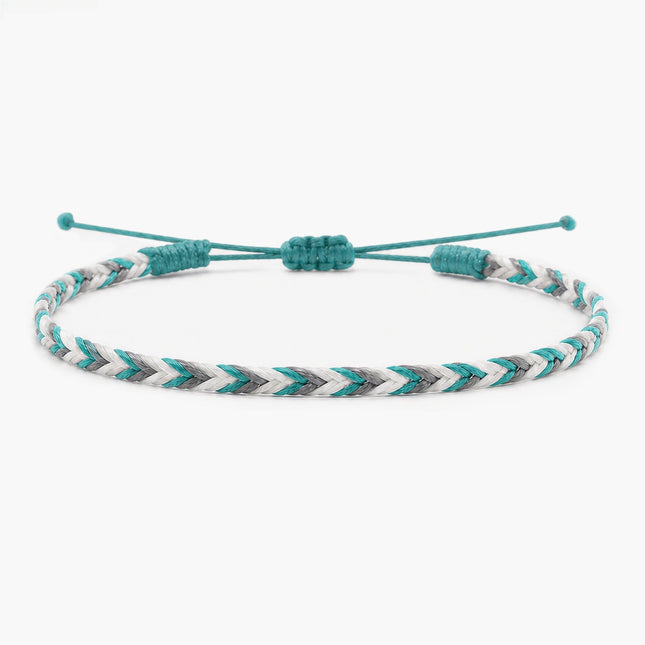 Adjustable Mini Braided Bracelet-Bracelet-Kompsós