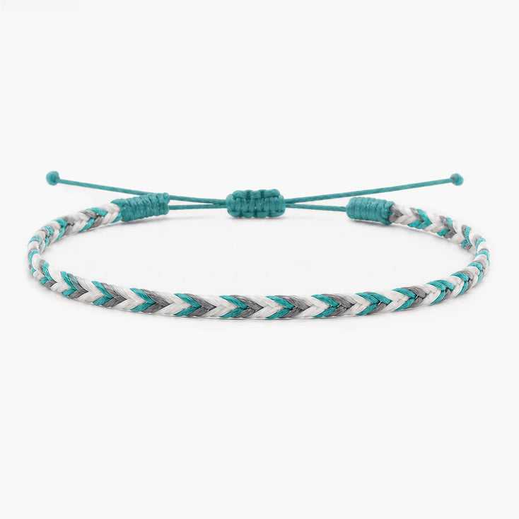 Adjustable Mini Braided Bracelet-Bracelet-Kompsós