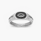 An Eye For An Eye Silver Signet Ring