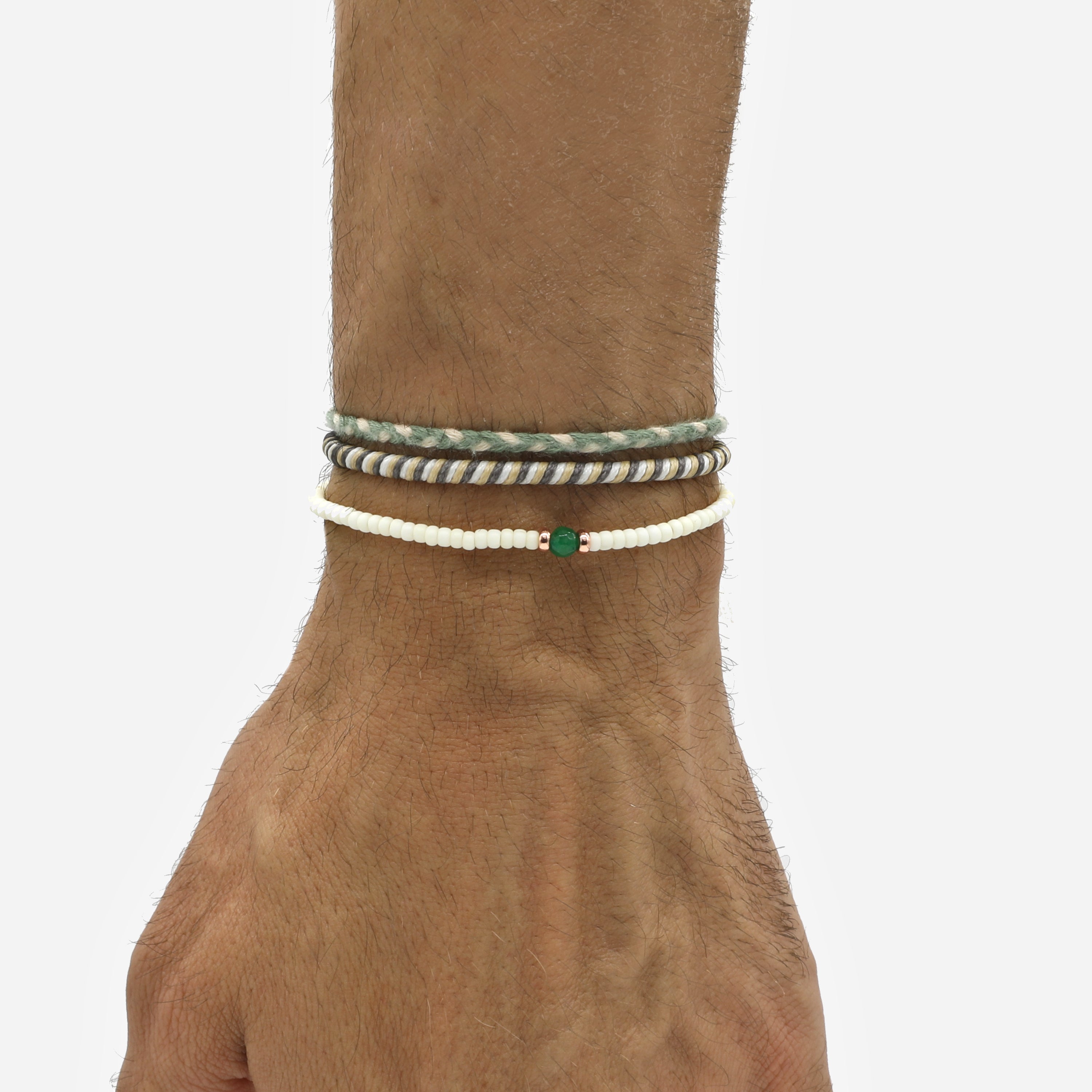 Braided Cape Town Bracelet (Multicolors)-Bracelet-Kompsós