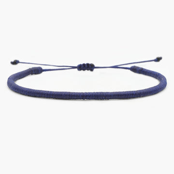 Braided Cape Town Bracelet (Mykonos Blue)-Bracelet-Kompsós