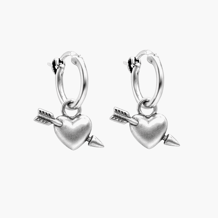 Cupid Sterling Silver Earring-Earring-Kompsós