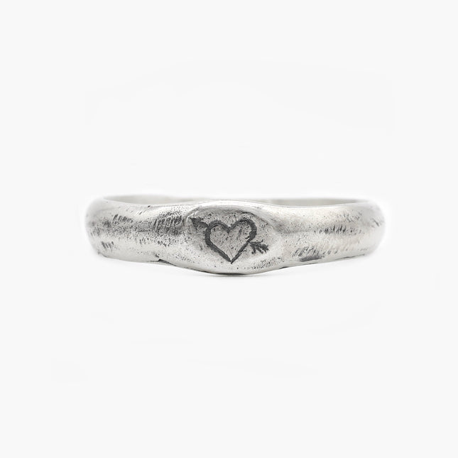 Cupid Sterling Silver Ring Band-Ring-Kompsós