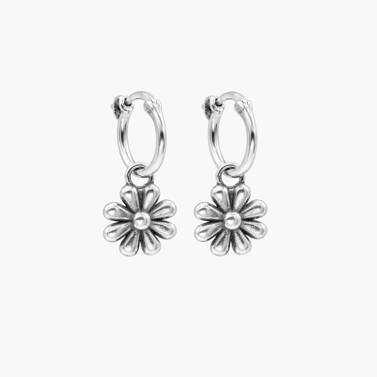 Daisy Sterling Silver Earring-Earring-Kompsós