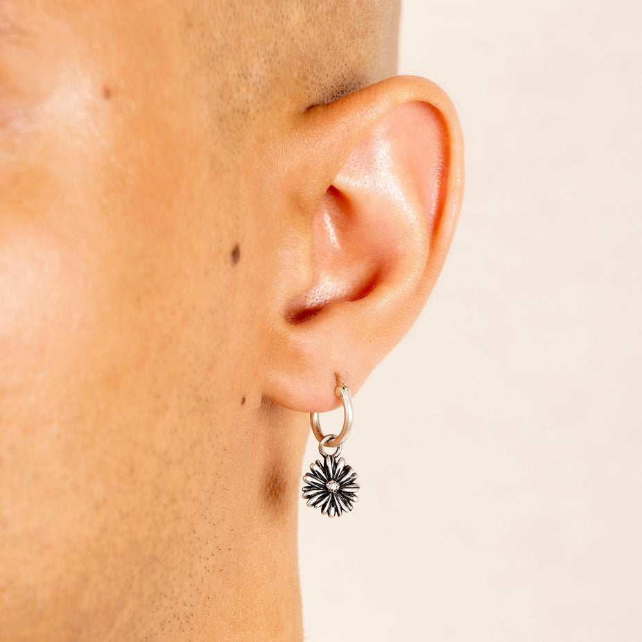 Daisy Sterling Silver Earring-Earring-Kompsós