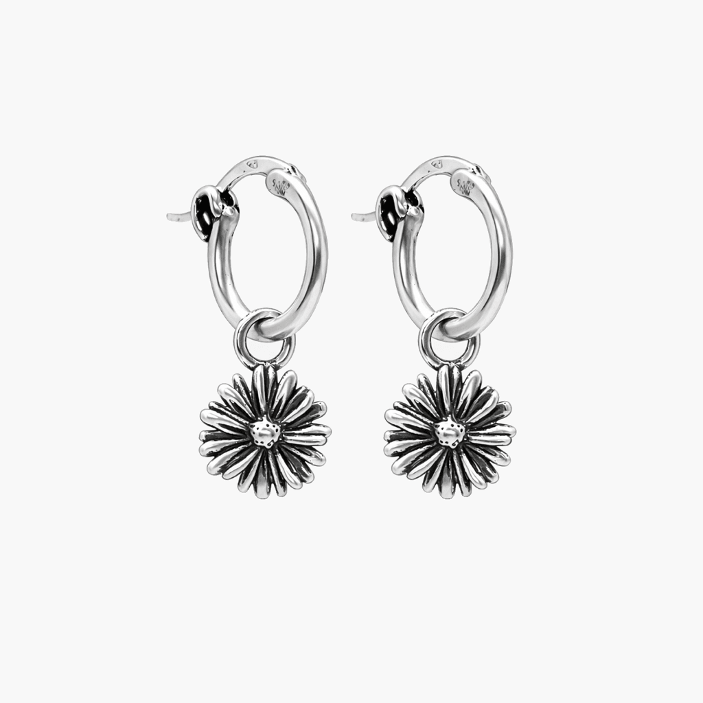 Daisy Sterling Silver Earring-Earring-Kompsós