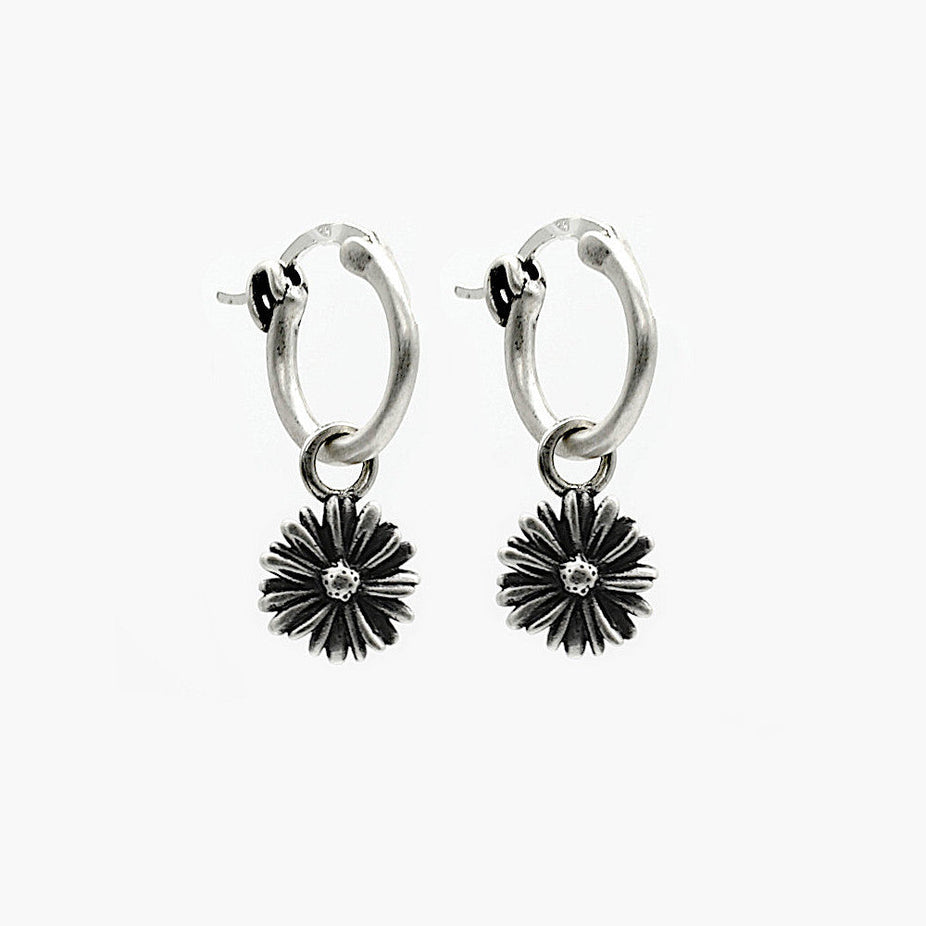Daisy Sterling Silver Earring-Earring-Kompsós