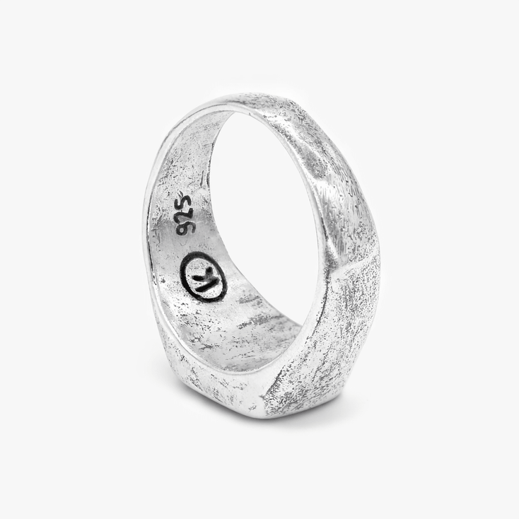 Duo Sapphire Gemstone Sterling Silver Ring-Ring-Kompsós