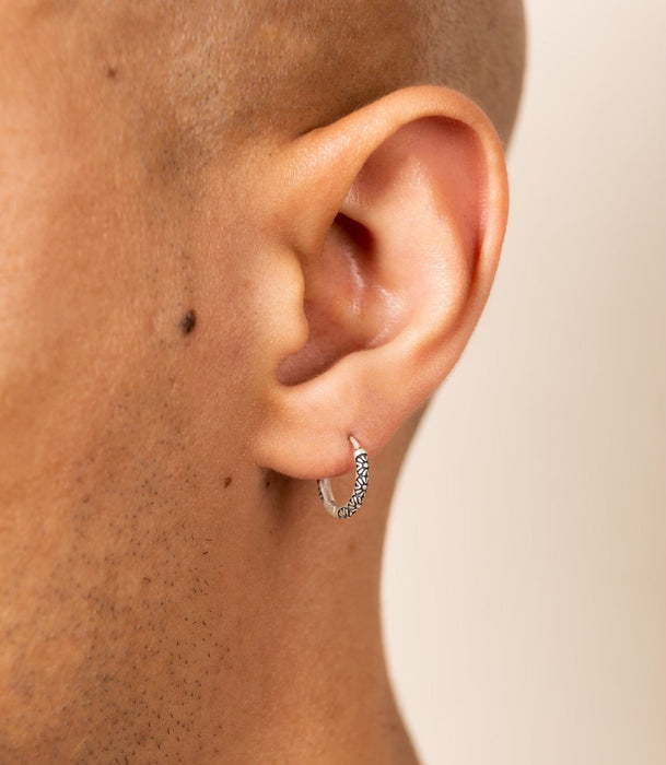 Floral Sterling Silver Earring-Earring-Kompsós