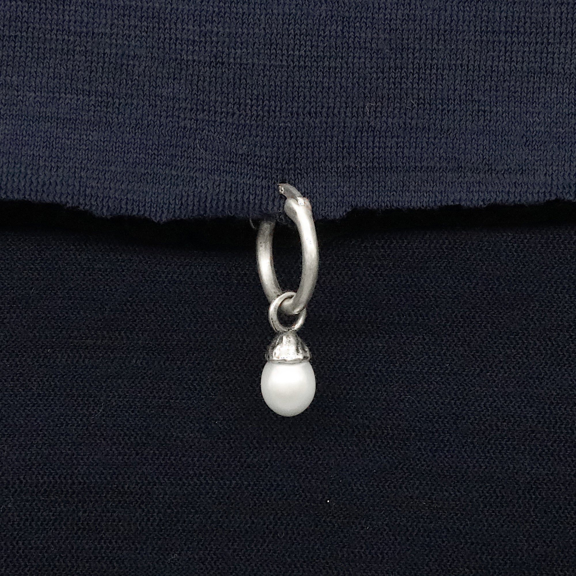 Freshwater Pearl Sterling Silver Earring-Earring-Kompsós