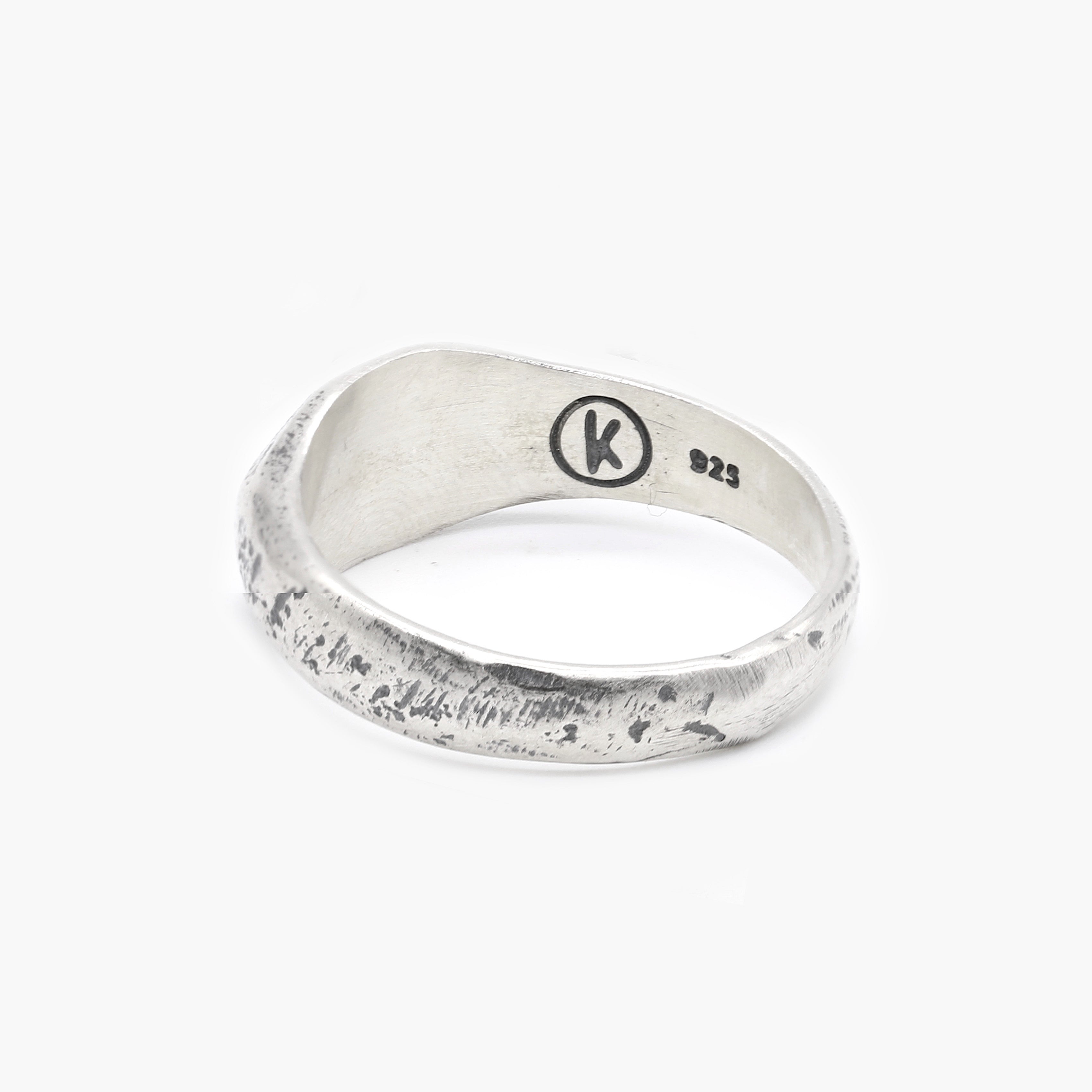 Hallmark Sterling Silver Signet Ring-Ring-Kompsós