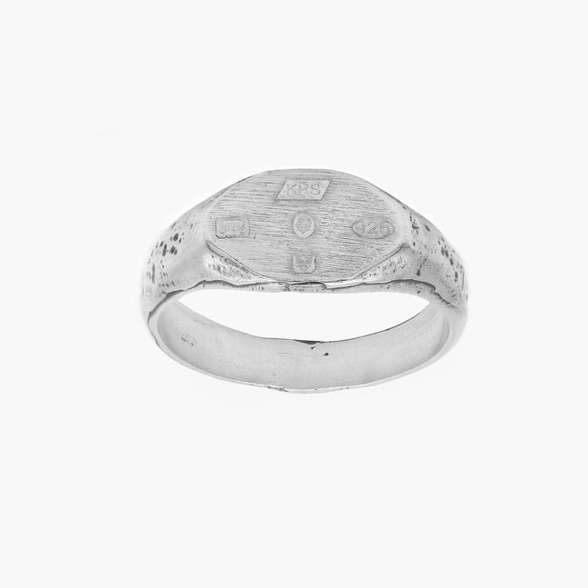 Hallmark Sterling Silver Signet Ring-Ring-Kompsós