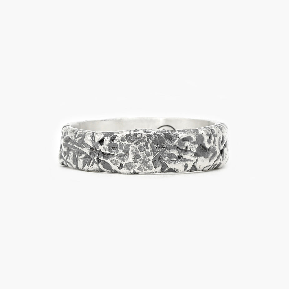 Hand-forged Sterling Silver Band Ring-Ring-Kompsós