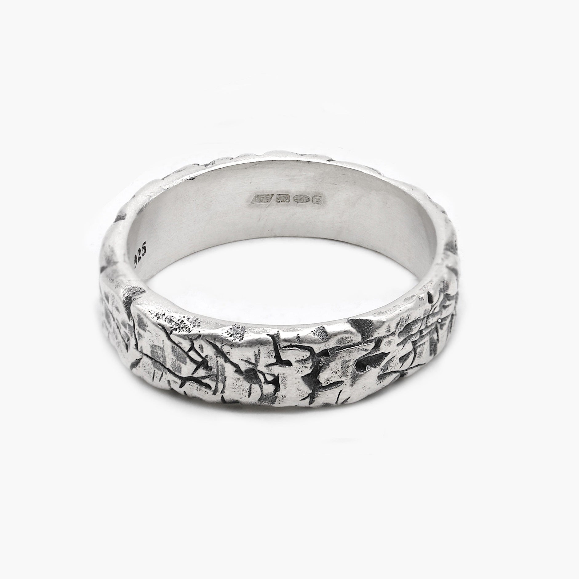 Hand-forged Sterling Silver Band Ring-Ring-Kompsós