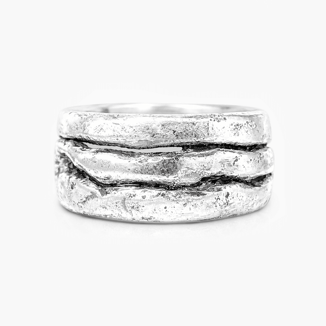 Hand-forged Sterling Silver Ring-Ring-Kompsós