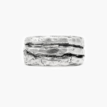 Hand-forged Sterling Silver Ring-Ring-Kompsós