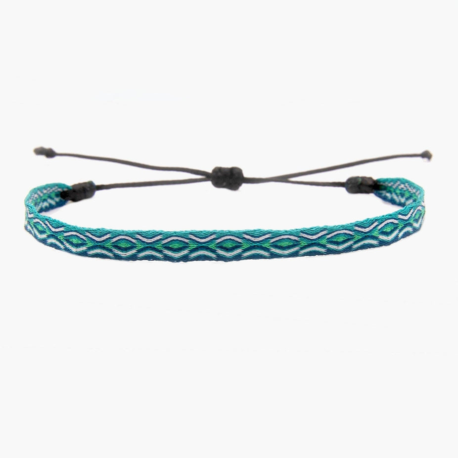 Handmade Purnama Bracelet (Purple/Blue) - Kompsós