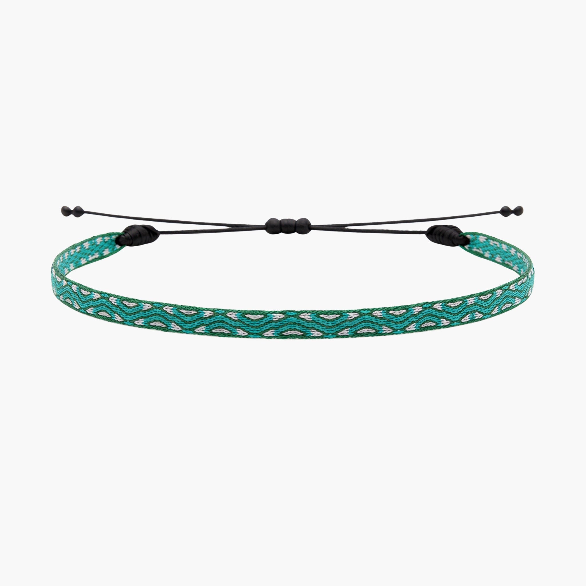 Handmade Purnama Bracelet 65 (Blue Waves/Turquoise) - Kompsós