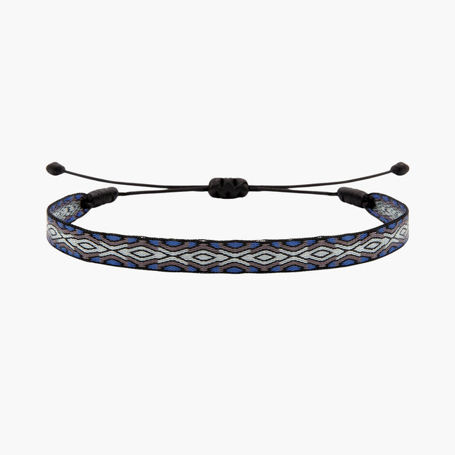 Handmade Purnama Bracelet 69 (Grey/White) - Kompsós