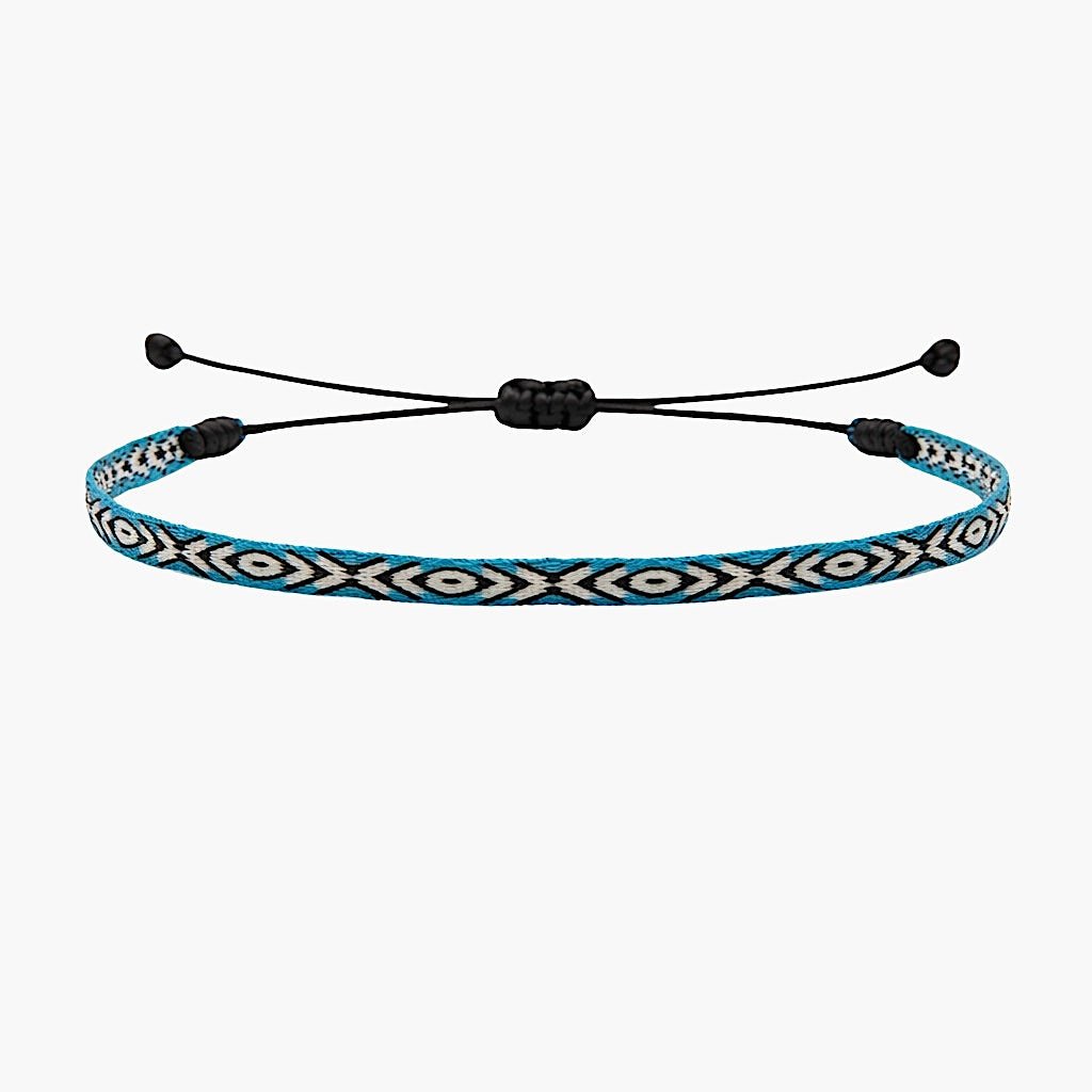 Handmade Purnama Bracelet 73 (Turquoise) - Kompsós